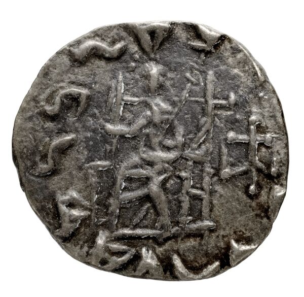 Bactrian and Indo-Greek Coinage Hermaeus 11.14, реверс, bnf-bigr