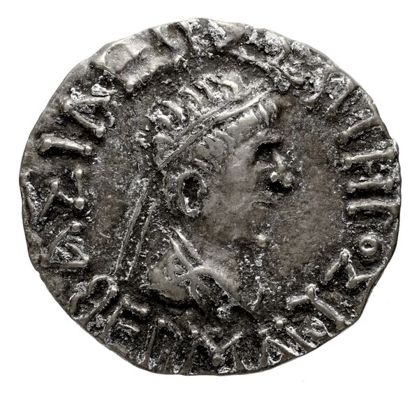 Bactrian and Indo-Greek Coinage Hermaeus 11.14, аверс, bnf-bigr