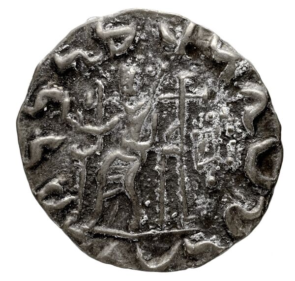 Bactrian and Indo-Greek Coinage Hermaeus 11.14, реверс, bnf-bigr