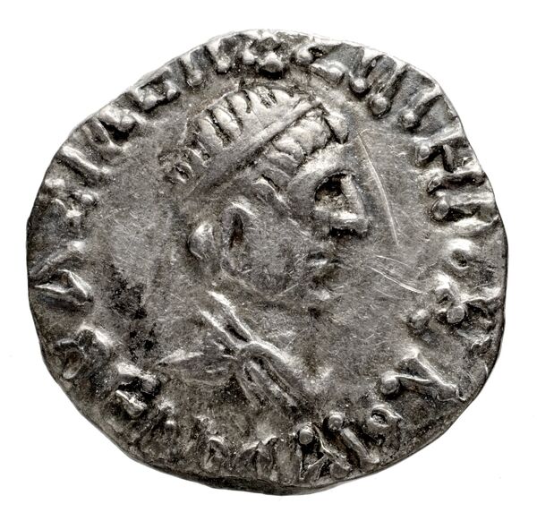 Bactrian and Indo-Greek Coinage Hermaeus 11.14, аверс, bnf-bigr