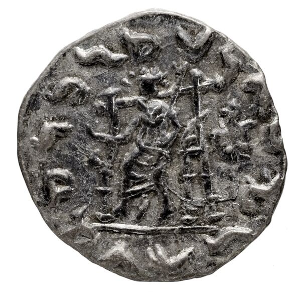 Bactrian and Indo-Greek Coinage Hermaeus 11.14, реверс, bnf-bigr