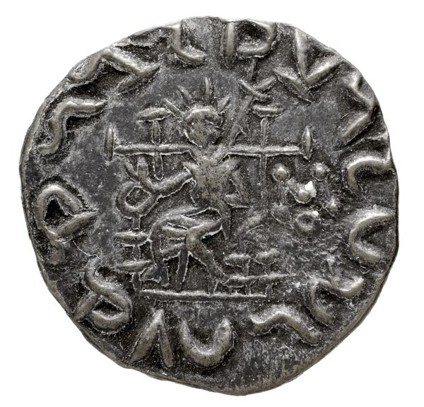 реверс Bactrian and Indo-Greek Coinage Hermaeus 11.2