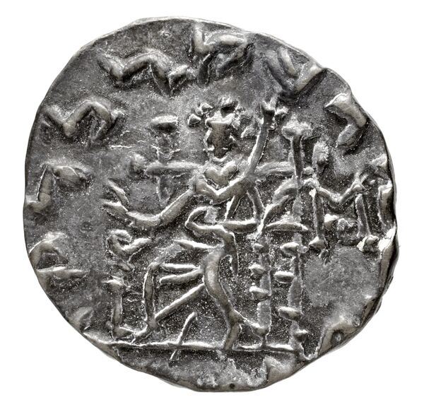 Bactrian and Indo-Greek Coinage Hermaeus 11.2, реверс, bnf-bigr
