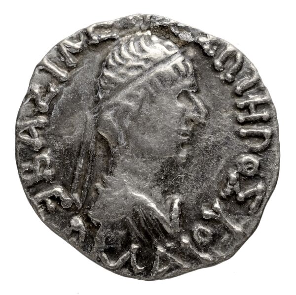 Bactrian and Indo-Greek Coinage Hermaeus 11.2, аверс, bnf-bigr