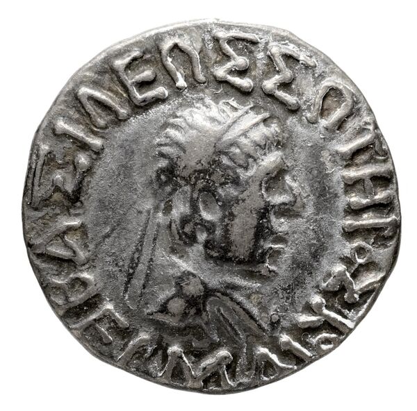 Bactrian and Indo-Greek Coinage Hermaeus 11.2, аверс, bnf-bigr