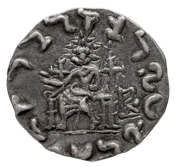 Bactrian and Indo-Greek Coinage Hermaeus 5.1, реверс, bnf-bigr