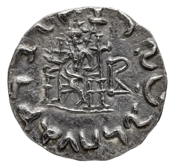 Bactrian and Indo-Greek Coinage Hermaeus 5.1, реверс, bnf-bigr