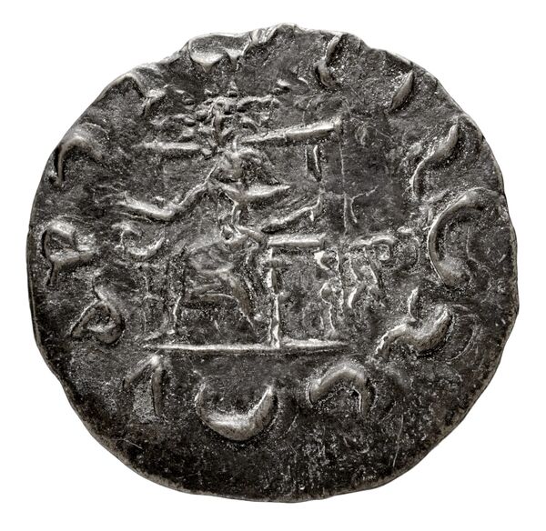 Bactrian and Indo-Greek Coinage Hermaeus 11.6, реверс, bnf-bigr
