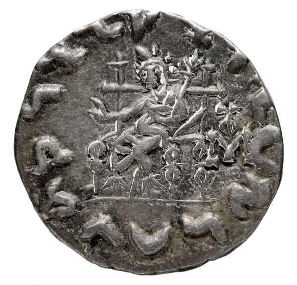 Bactrian and Indo-Greek Coinage Hermaeus 11.3, реверс, bnf-bigr