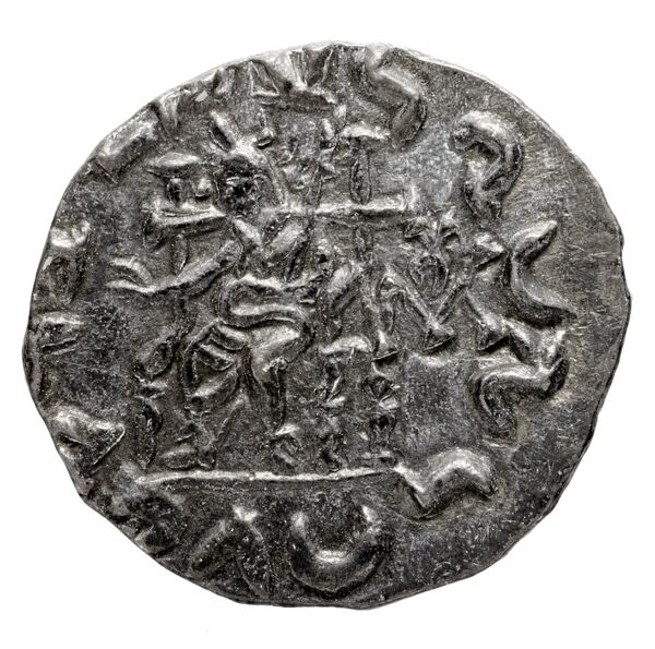 Bactrian and Indo-Greek Coinage Hermaeus 11.3, реверс, bnf-bigr