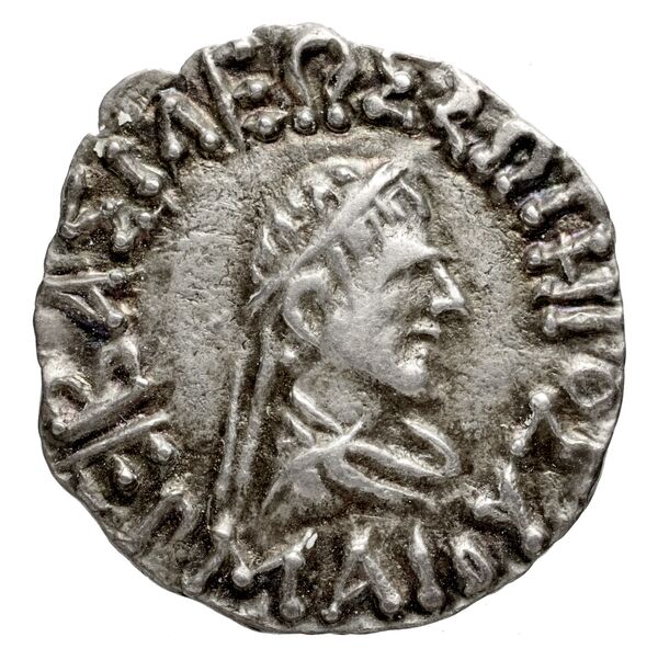 Bactrian and Indo-Greek Coinage Hermaeus 11.3, аверс, bnf-bigr