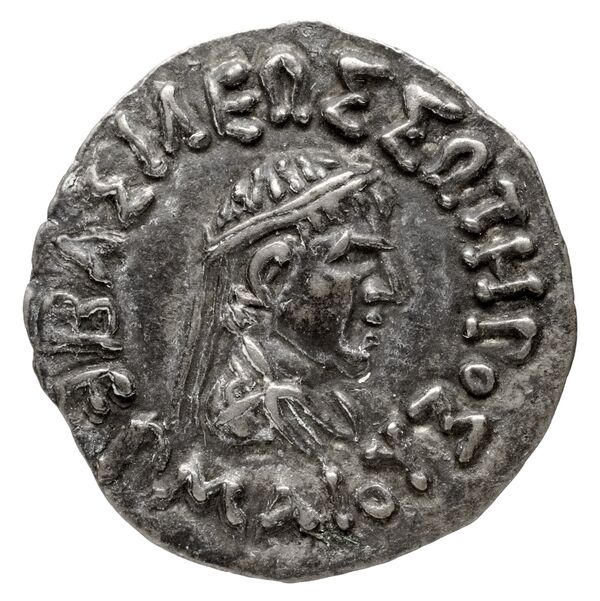 Bactrian and Indo-Greek Coinage Hermaeus 11.3, аверс, bnf-bigr