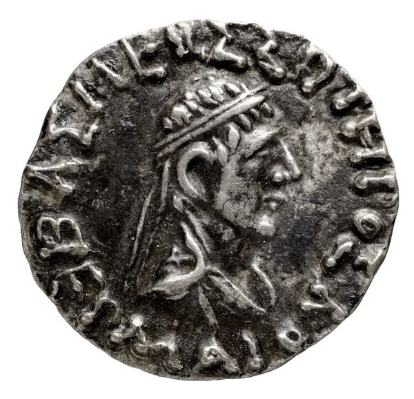 Bactrian and Indo-Greek Coinage Hermaeus 11.3, аверс, bnf-bigr
