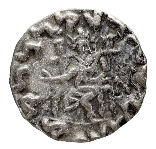 Bactrian and Indo-Greek Coinage Hermaeus 11.3, реверс, bnf-bigr
