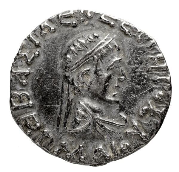 Bactrian and Indo-Greek Coinage Hermaeus 11.3, аверс, bnf-bigr
