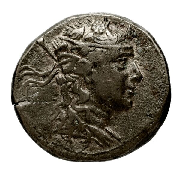 Bactrian and Indo-Greek Coinage Agathocles 15.1, аверс, bnf-bigr