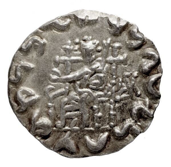 Bactrian and Indo-Greek Coinage Hermaeus 11.11, реверс, bnf-bigr