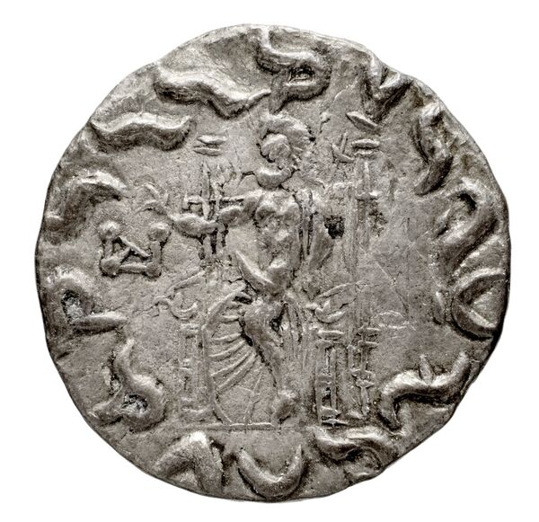 реверс Bactrian and Indo-Greek Coinage Hermaeus 17.1
