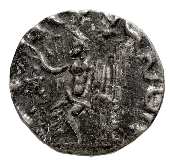 реверс Bactrian and Indo-Greek Coinage Hermaeus 17.2