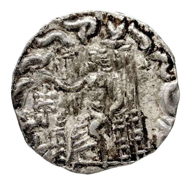 Bactrian and Indo-Greek Coinage Hermaeus 17.2, реверс, bnf-bigr