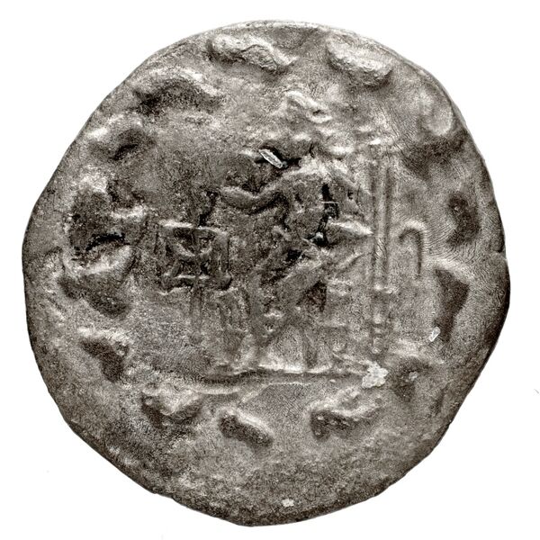 реверс Bactrian and Indo-Greek Coinage Hermaeus 19.1.1