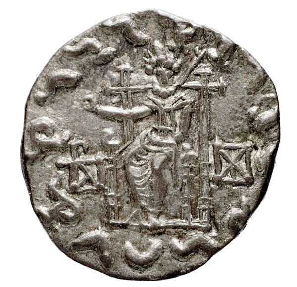 реверс Bactrian and Indo-Greek Coinage Hermaeus 13.1