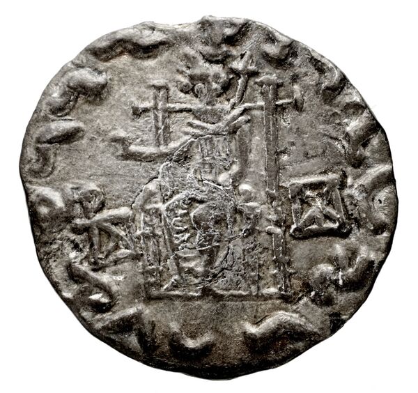 Bactrian and Indo-Greek Coinage Hermaeus 13.1, реверс, bnf-bigr
