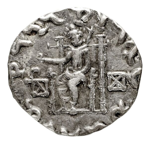 Bactrian and Indo-Greek Coinage Hermaeus 13.1, реверс, bnf-bigr