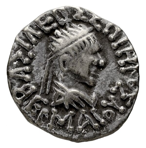 Bactrian and Indo-Greek Coinage Hermaeus 11.14, аверс, bnf-bigr
