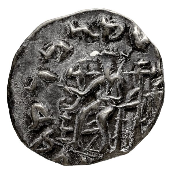 Bactrian and Indo-Greek Coinage Hermaeus 11.14, реверс, bnf-bigr