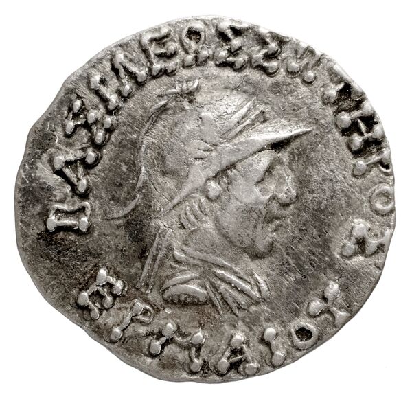 Bactrian and Indo-Greek Coinage Hermaeus 6.1, аверс, bnf-bigr
