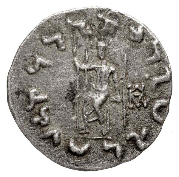 Bactrian and Indo-Greek Coinage Hermaeus 7.1, реверс, bnf-bigr