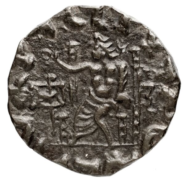 реверс Bactrian and Indo-Greek Coinage Hermaeus 18.1.3