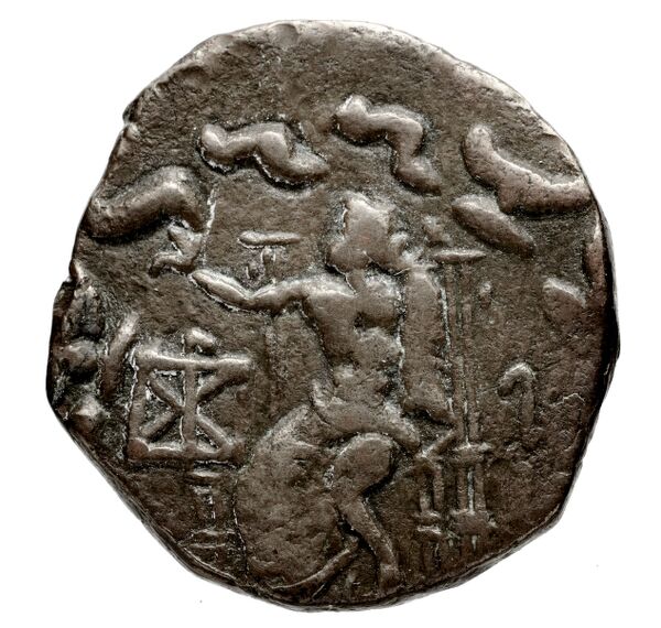 реверс Bactrian and Indo-Greek Coinage Hermaeus 20.2.1