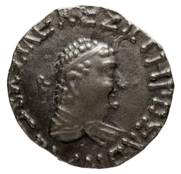 Bactrian and Indo-Greek Coinage Hermaeus 18.1.2, аверс, bnf-bigr