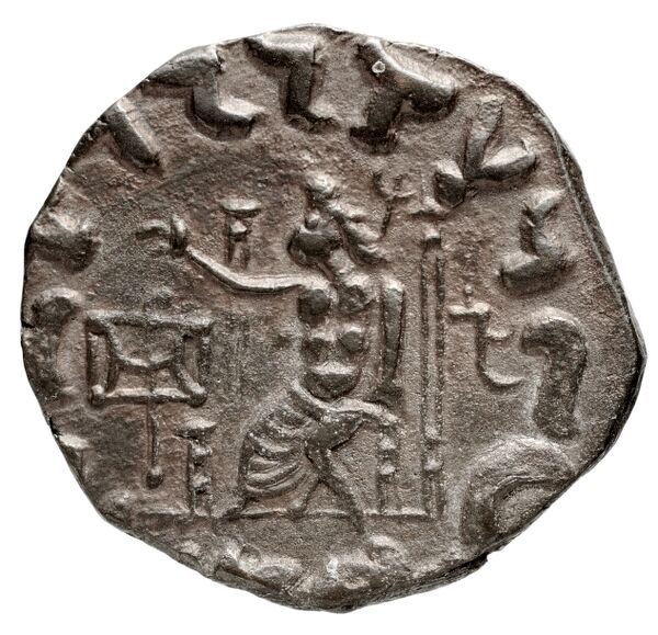 реверс Bactrian and Indo-Greek Coinage Hermaeus 18.1.4