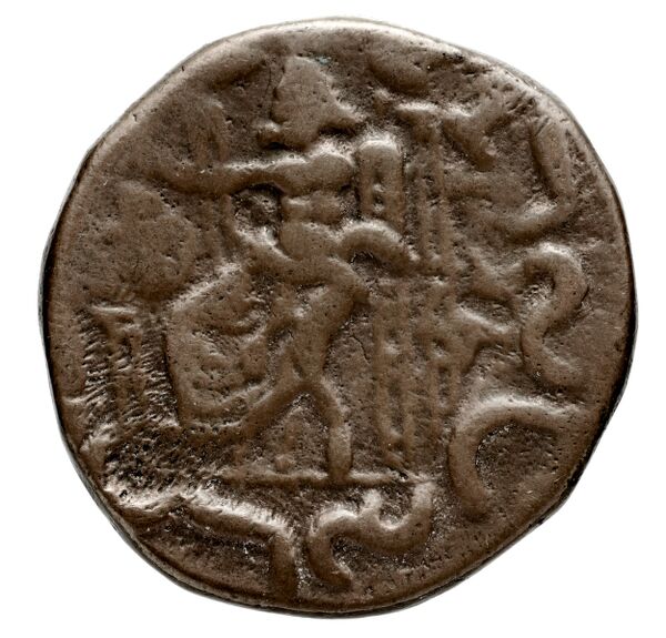 Bactrian and Indo-Greek Coinage Hermaeus 20.2, реверс, bnf-bigr