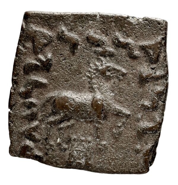 Bactrian and Indo-Greek Coinage Hermaeus 9.4, реверс, bnf-bigr