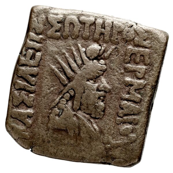 Bactrian and Indo-Greek Coinage Hermaeus 9.1, аверс, bnf-bigr