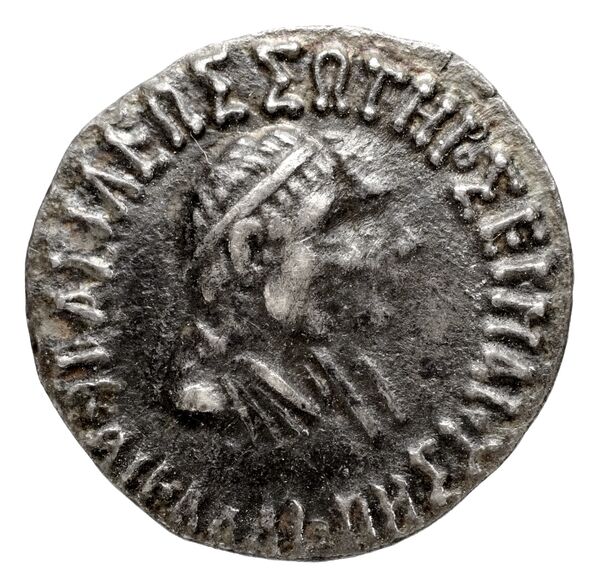 Bactrian and Indo-Greek Coinage Hermaeus and Calliope 2.2, аверс, bnf-bigr