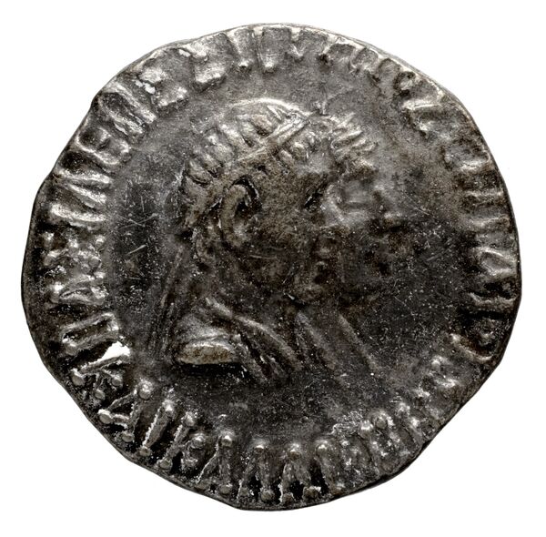 Bactrian and Indo-Greek Coinage Hermaeus and Calliope 2.2, аверс, bnf-bigr