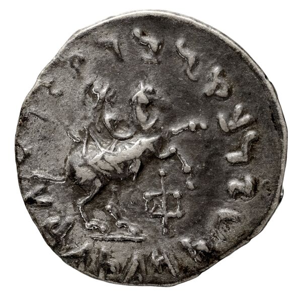 Bactrian and Indo-Greek Coinage Hermaeus and Calliope 2.2, реверс, bnf-bigr