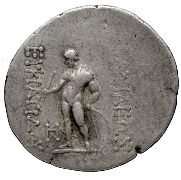 Bactrian and Indo-Greek Coinage Eucratides II 1.1, реверс, bnf-bigr