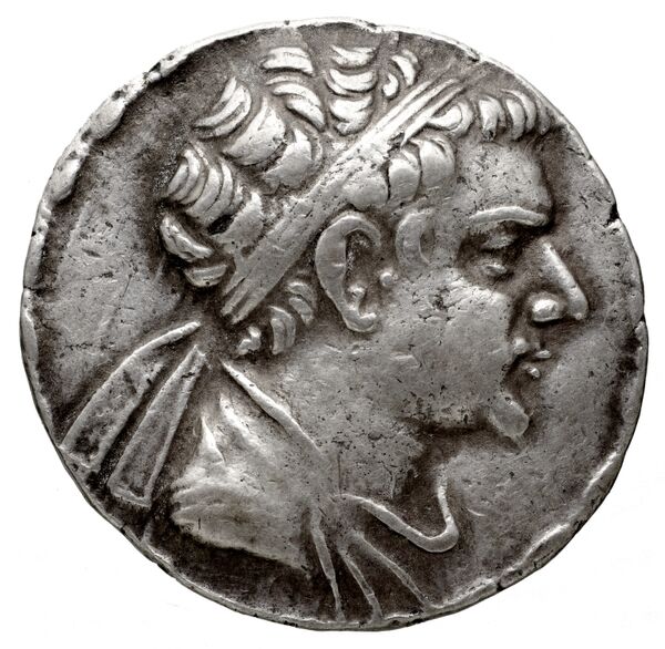 Bactrian and Indo-Greek Coinage Eucratides II 1.1, аверс, bnf-bigr