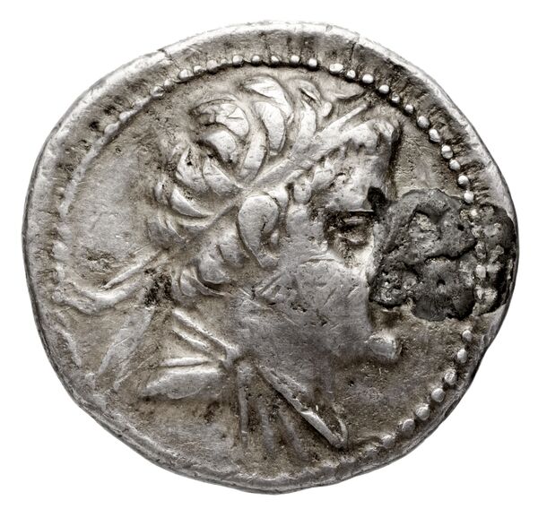 Bactrian and Indo-Greek Coinage Eucratides I 2.5, аверс, bnf-bigr