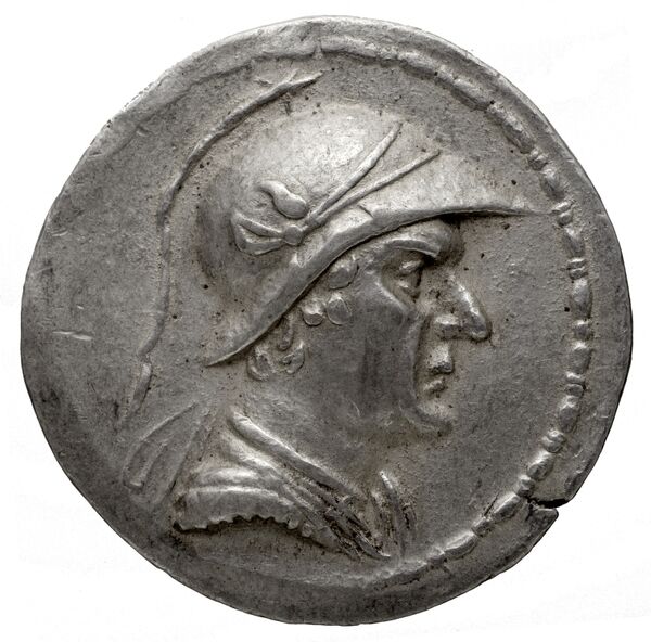 аверс Bactrian and Indo-Greek Coinage Eucratides I 6.11