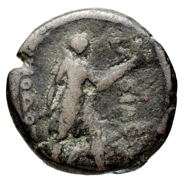 реверс Bactrian and Indo-Greek Coinage Diodotus I or Diodotus II 9
