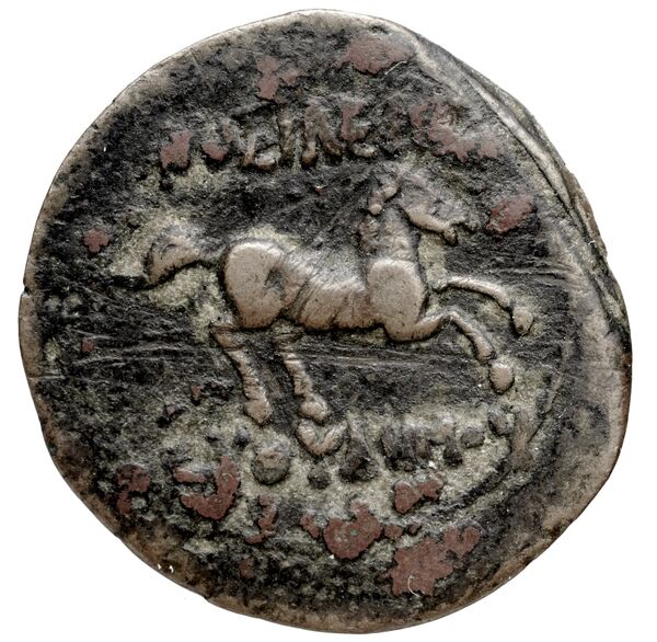 Bactrian and Indo-Greek Coinage Euthydemus I 8, реверс, bnf-bigr