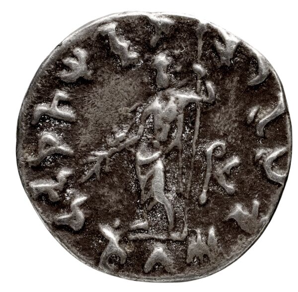 Bactrian and Indo-Greek Coinage Heliocles II 8.5, reverse, bnf-bigr