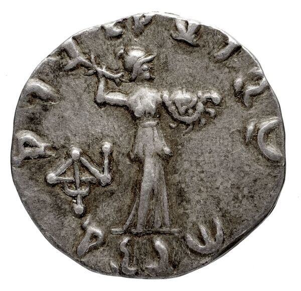 Bactrian and Indo-Greek Coinage Menander I 15.1, реверс, bnf-bigr